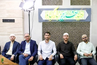 دیدار عیدانه اعضای ستاد حج و زیارت و بعثه مقام معظم رهبری 32