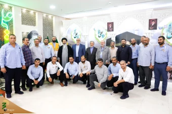 دیدار عیدانه اعضای ستاد حج و زیارت و بعثه مقام معظم رهبری 10