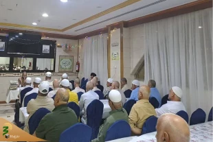 برپایی نخستین محفل انس با قرآن ویژه زائران مدینه بعد  5