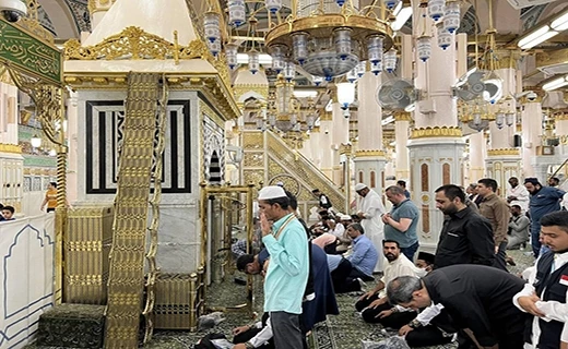 تشرف بیش از یک میلیون و ۴۰۰ هزار زائر به روضه شریفه 2