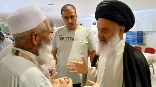 سرکشی آیت‌الله بوشهری از دو هتل محل استقرار زائران ایرانی مدینه بعد 3