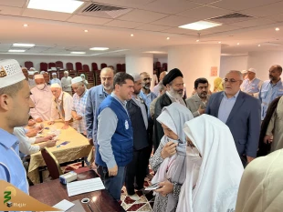 تقدیر و تشکر سرپرست حجاج ایرانی از حضور پرشور حجاج در پای صندوق های رای 14