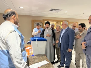 حضور پرشور حجاج درانتخابات ریاست جمهوری