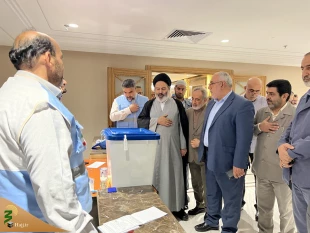 حضور پرشور حجاج درانتخابات ریاست جمهوری 2