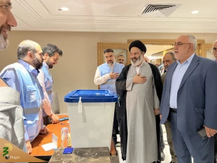 حضور پرشور حجاج درانتخابات ریاست جمهوری 6