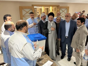 تقدیر سرپرست حجاج ایرانی از حضور حجاج در پای صندوق های رای و همراهی کشور میزبان+فیلم