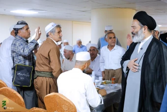 دیدار صمیمی سرپرست حجاج ایرانی با زائران کشورمان در مکه مکرمه _ 3 7