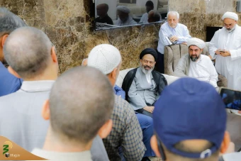 دیدار صمیمی سرپرست حجاج ایرانی با زائران کشورمان در مکه مکرمه _ 3 20