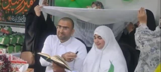 بازگشت حاجیانی که در مکه ازدواج کردند + فیلم