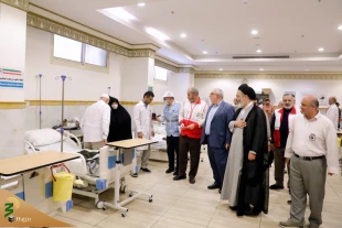 ادامه بازدیدهای میدانی مسئولان حج و زیارت/ بررسی نحوه ارائه خدمات پزشکی در بیمارستان مکه 4