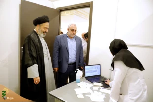 ادامه بازدیدهای میدانی مسئولان حج و زیارت/ بررسی نحوه ارائه خدمات پزشکی در بیمارستان مکه 5