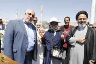 بازدید سرپرست حجاج ایرانی از حمل و نقل درون شهری در مکه +فیلم 10