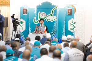 آخرین دعای کمیل با حضور سرپرست حجاج کشورمان درمکه برگزار شد+عکس