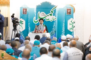 آخرین دعای کمیل با حضور سرپرست حجاج کشورمان درمکه برگزار شد+عکس 2