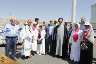 زیارة رئیس الحجاج الإیرانیین للنقل داخل مکة المکرمة 5