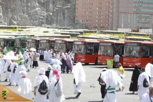 زیارة رئیس الحجاج الإیرانیین للنقل داخل مکة المکرمة 9