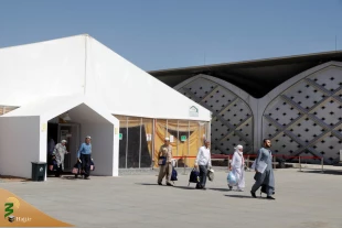 استمرار إیفاد الحجاج الإیرانیین عبر قطار الحرمین
 إیفاد القوافل من المدینة المنورة مستمر بسلاسة من مکة. 3