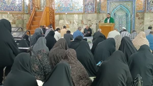مراسم دعای ندبه در خیمه گاه حسینی برگزار شد