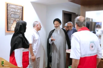 بازدید سرزده از بیمارستان مرکز پزشکی حج و زیارت در مکه مکرمه 2