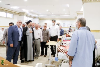 بازدید سرزده از بیمارستان مرکز پزشکی حج و زیارت در مکه مکرمه 10