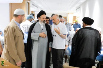 دیدار صمیمی سرپرست حجاج ایرانی با زائران کشورمان در مکه مکرمه _ 4 8
