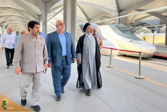بازدید از ایستگاه قطار سریع السیر حرمین در مکه مکرمه 15