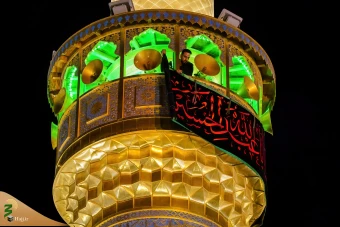  سیاه پوش شدن حرم امیرالمومنین(ع) در آستانه محرم ۱۴۴۶ هجری قمری 2