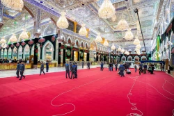 آماده سازی حرم سیدالشهدا علیه السلام در آستانه محرم ۱۴۴۶ هجری قمری 2