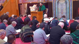 طنین نوای «یابن الحسن» صبح جمعه در خیمه گاه حسینی