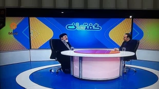 حضور مسئول کمیته فرهنگی آموزشی اربعین حسینی ع استان خوزستان در پخش زنده شبکه خوزستان و گفتگوی ویژه خبری در خصوص  برنامه های کمیته فرهنگی و آموزشی اربعین حسینی ع استان خوزستان. 3