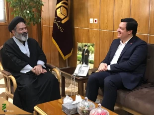 The CEO of Mellat Bank meets with Supreme Leader's representative in Hajj and Pilgrimage affairs 4