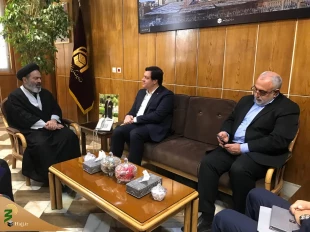 The CEO of Mellat Bank meets with Supreme Leader's representative in Hajj and Pilgrimage affairs 5