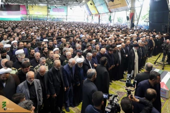 تشییع پیکر مجاهد بزرگ فلسطینی شهید اسماعیل هنیه در تهران 4