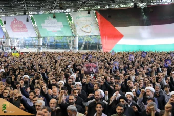 تشییع پیکر مجاهد بزرگ فلسطینی شهید اسماعیل هنیه در تهران 18