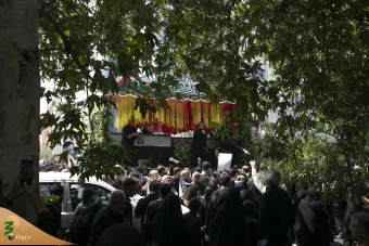 تشییع پیکر مجاهد بزرگ فلسطینی شهید اسماعیل هنیه در تهران 35