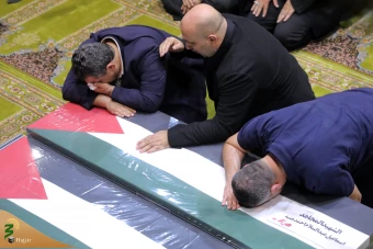 تشییع پیکر مجاهد بزرگ فلسطینی شهید اسماعیل هنیه در تهران 19