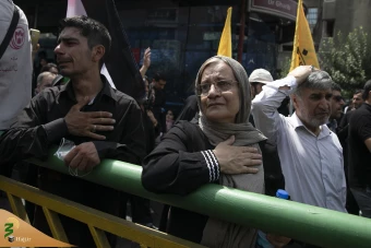 تشییع پیکر مجاهد بزرگ فلسطینی شهید اسماعیل هنیه در تهران 36