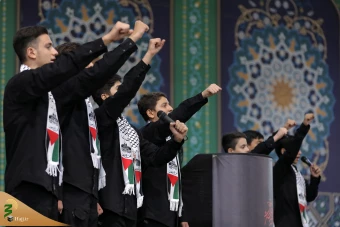 تشییع پیکر مجاهد بزرگ فلسطینی شهید اسماعیل هنیه در تهران 12
