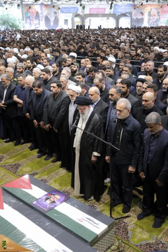 تشییع پیکر مجاهد بزرگ فلسطینی شهید اسماعیل هنیه در تهران 21