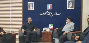 جلسه کمیته فرهنگی آموزشی اربعین خوزستان با مدیرعامل سازمان منطقه آزاد اروند 2