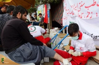 اختصاص ۶۱۷ پایگاه ثابت هلال احمر برای خدمت رسانی به زائران اربعین