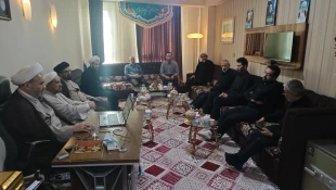 جلسه هماهنگی برنامه های اربعین در بعثه مقام معظم رهبری در کربلا برگزار شد 4