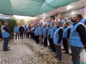 از استان فارس تا نجف اشرف ؛ خادمان افتخاری عازم شهر نجف شدند