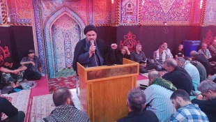 با شرکت پرشور زائران اربعین و منتظران ظهور دعای پرفیض ندبه در خیمه‌گاه حسینی طنین‌انداز شد 
 2