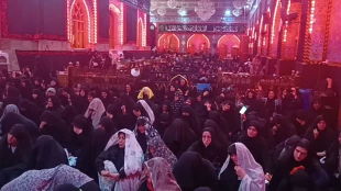 با شرکت پرشور زائران اربعین و منتظران ظهور دعای پرفیض ندبه در خیمه‌گاه حسینی طنین‌انداز شد 
 2