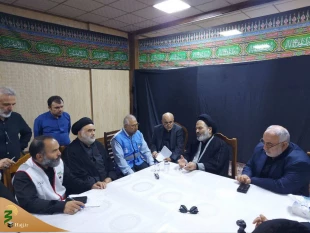 بازدید مسئولان بعثه و امورحج و زیارت از قرارگاه موقت کنسولگری کشورمان در نجف / ارائه گزارش دستگاههای خدمت رسان در موسم اربعین 8