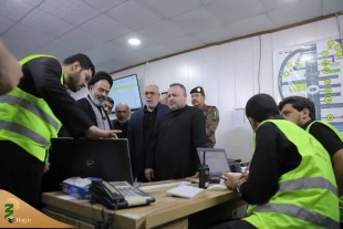 نماینده ولی فقیه در امور حج و زیارت همراه با زائران از نجف عازم کربلا شد 12