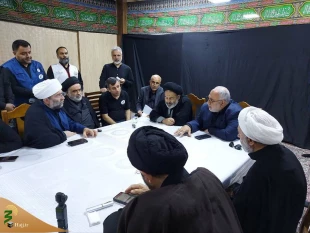 Hajj Officials Visit Iran's Interim Consulate in Najaf during Arbaeen 5