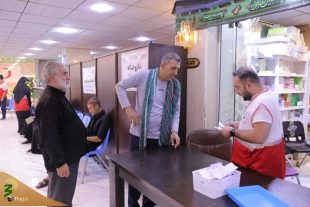 بازدید نماینده ولی فقیه در امور حج و زیارت از قرارگاه عملیات بهداشتی اربعین  جمعیت هلال احمر در کربلا 8