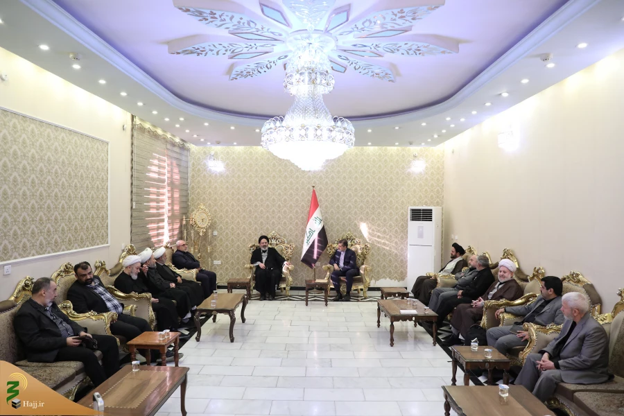عزیمت سرپرست حجاج ایرانی و رئیس سازمان حج وزیارت به  عتبات عالیات 10